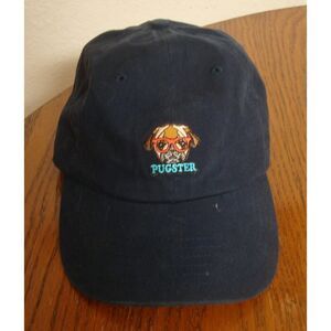 Pug Dog Wearing Sunglasses Baseball Cap Pugster Charm Jewelry Pet Parent Hat